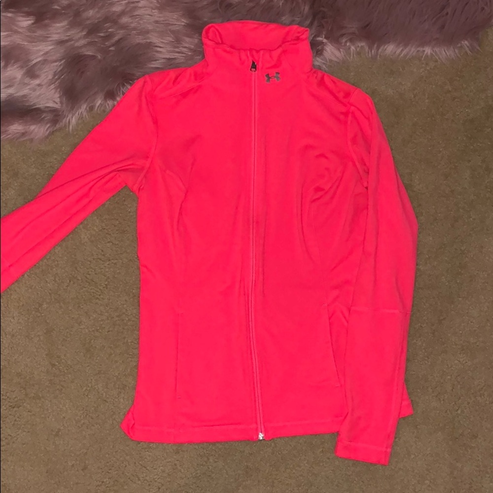 Under Armour Florescent Zip-Up